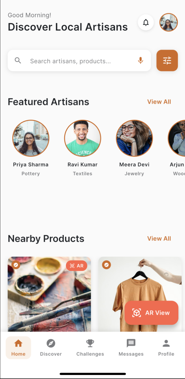 ARtisan App Screenshot